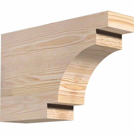 Ekena Millwork Mediterranean Rough Sawn Rafter Tail, Douglas Fir, 4"W x 10"H x 16"L RFT04X10X16MED00RDF